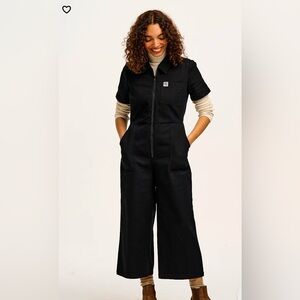 Lucy and Yak black coveralls in good used conditiondition UK 20